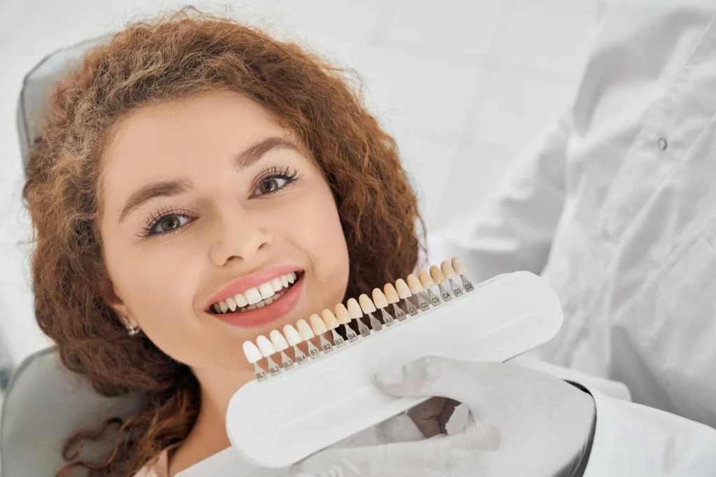 Zoom teeth whitening procedure